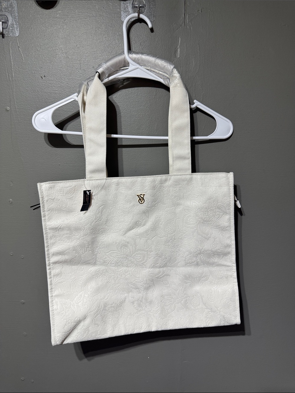 Victoria's Secret White Embossed Tote